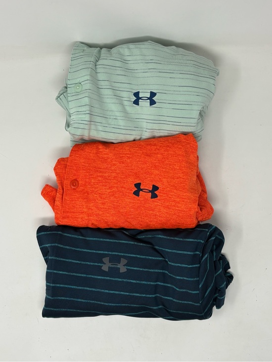 Under Armour Other - LOT (3) UNDER ARMOUR LOOSE HEAT HEAR THE PLAYOFF POLO SIZE LARGE LOT OF 3